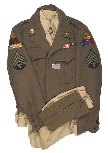 U.S. WWII Tank Battalion uniform Flame Thrower