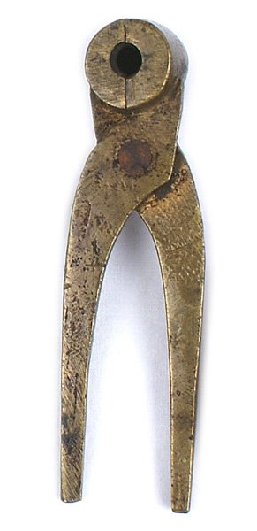 Civil War brass mold for Burnside Carbine: M-028 Civil War brass mold for the Burnside Carbine-Produces conical-shaped projectiles with a lower extended rim. II
