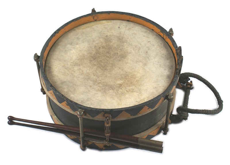 German WWII SS marching snare drum