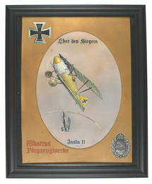 German Albatros French plane painting