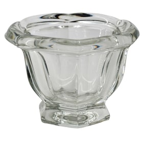 Baccarat Crystal Condiment Bowl Base, Marked France