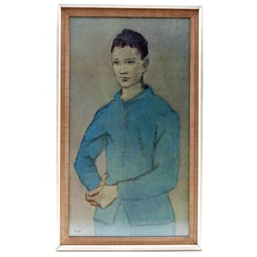 Picasso 'Blue Boy' Pochoir Print