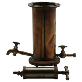 Brass Patent Model Reservoir & Hand Pump - c. 1900-1910
