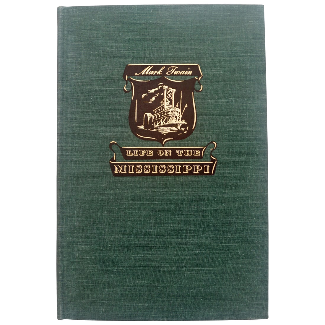 Mark Twain - Life on the Mississippi - Illustrated by Thomas Hart Benton: Beautiful Heritage Press edition of Mark TwainaTMs classic, **Life on the Mississippi**, illustrated by the great American Regionalist painter **Thomas Hart Benton**. Hardcover in the original **green