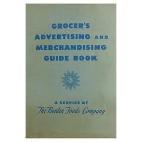 1959 Borden Grocer's Advertising & Merchandising Guide Book