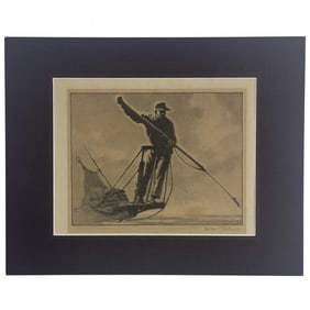 Gordon Grant 'Swordfisherman' Original Lithograph