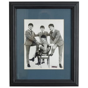 1965 Beatles WQXI Promotional Photo - Atlanta Concert Provenance