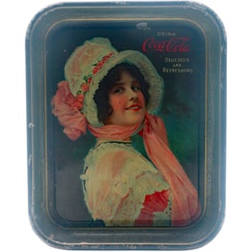 1914 Coca-Cola "Betty" Advertising Tray