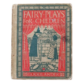 Antique 1910s Fairy Tale Book: Fairy Plays for Children, Illustrated