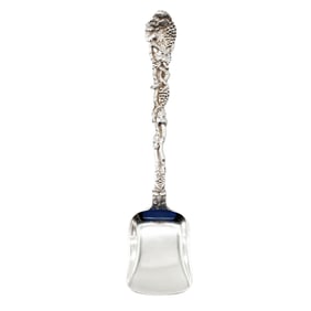 Victorian Sterling Silver Grape Vine Scoop by George William Adams