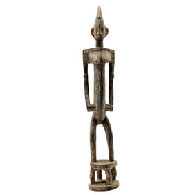 Vintage Carved Bambara Nyelini Female Figure
