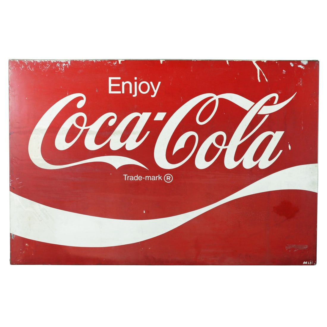 Vintage Coca-Cola Metal Sign: Vintage Coca-Cola Metal Sign