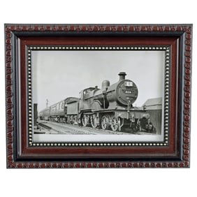 1937 Photograph of London, Midland and Scottish Railroad Steam Locomotive