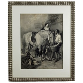The Halt, Wilhelm Remke, Engraving
