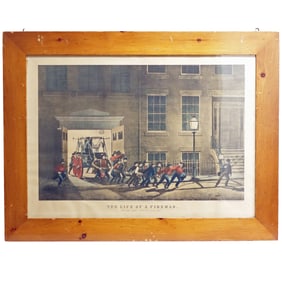 Life of a Fireman - Lithograph - Currier and Ives