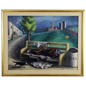 Warren Frank Wheelock, The Morning, 1931 - Oil on Linen, Signed