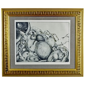 Irving L. Finkelstein, Evolving Forms, 1969 - Original Etching, Signed and Numbered, Framed