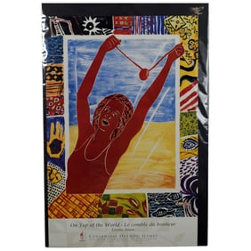Emma Amos 1996 Centennial Olympic Games Poster