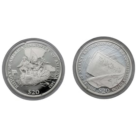 Liberia Proof Silver Coins – 2000 & 2006 Issues