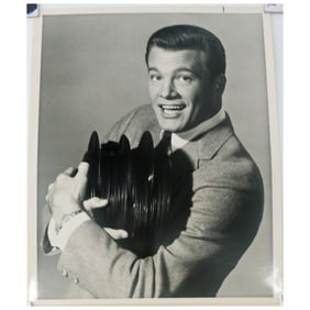 1964 NBC Color Television Press Photograph for 'What's This Song?' Hosted by Wink Martindale