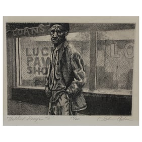 Untitled Design #6 Etching By C. Glenn Eden