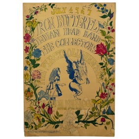 Iron Butterfly Concert Poster - Family Dog - July 4-7, 1968 - Avalon Ballroom - FD 126-1