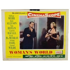 Woman's World - 1954 20th Century-Fox Cinemascope Lobby Card