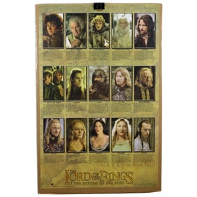 The Lord Of The Rings The Return Of The King Character Cast Poster