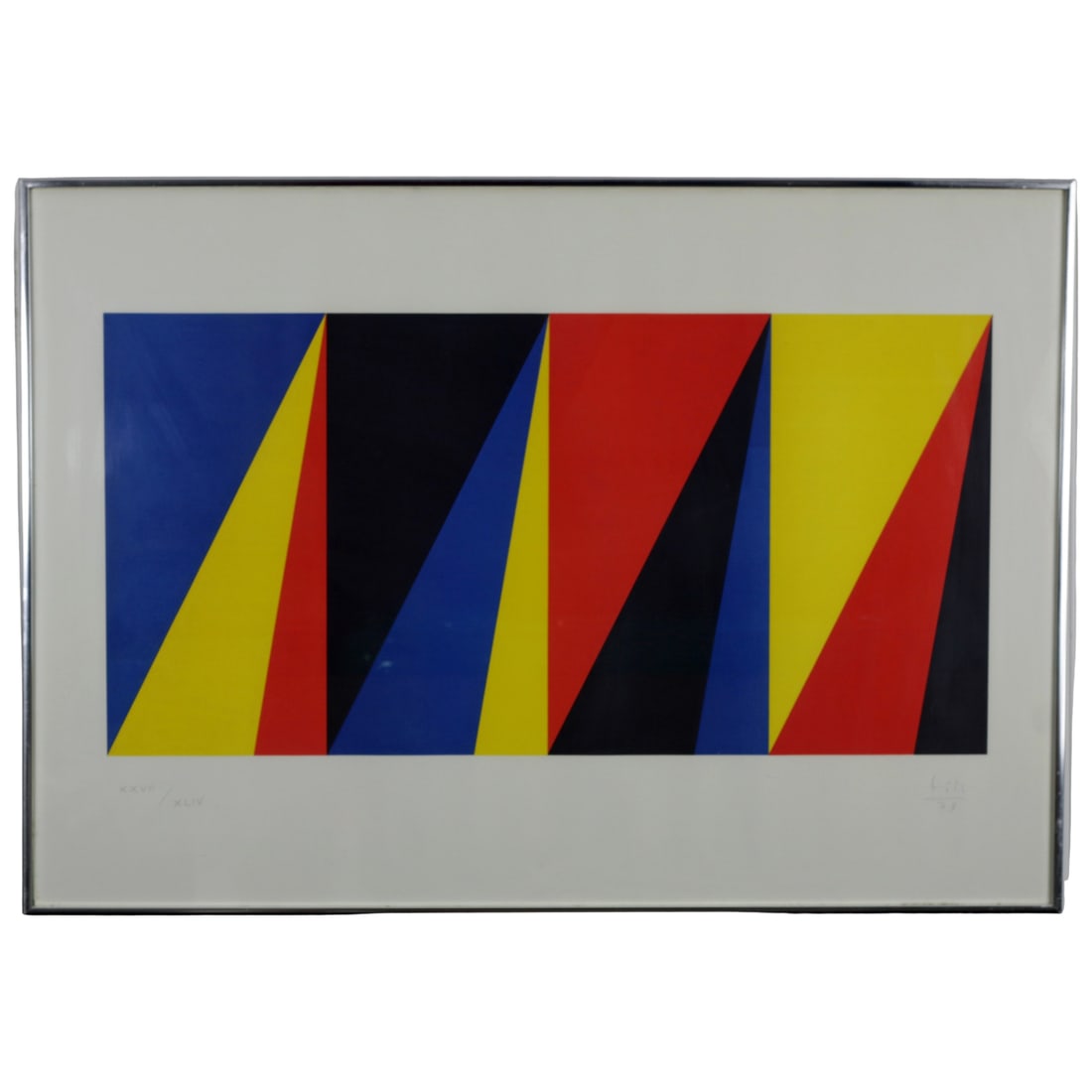 Max Bill Abstract Geometric Print XXVII XLIV Signed and Numbered Framed (1 of 4)
