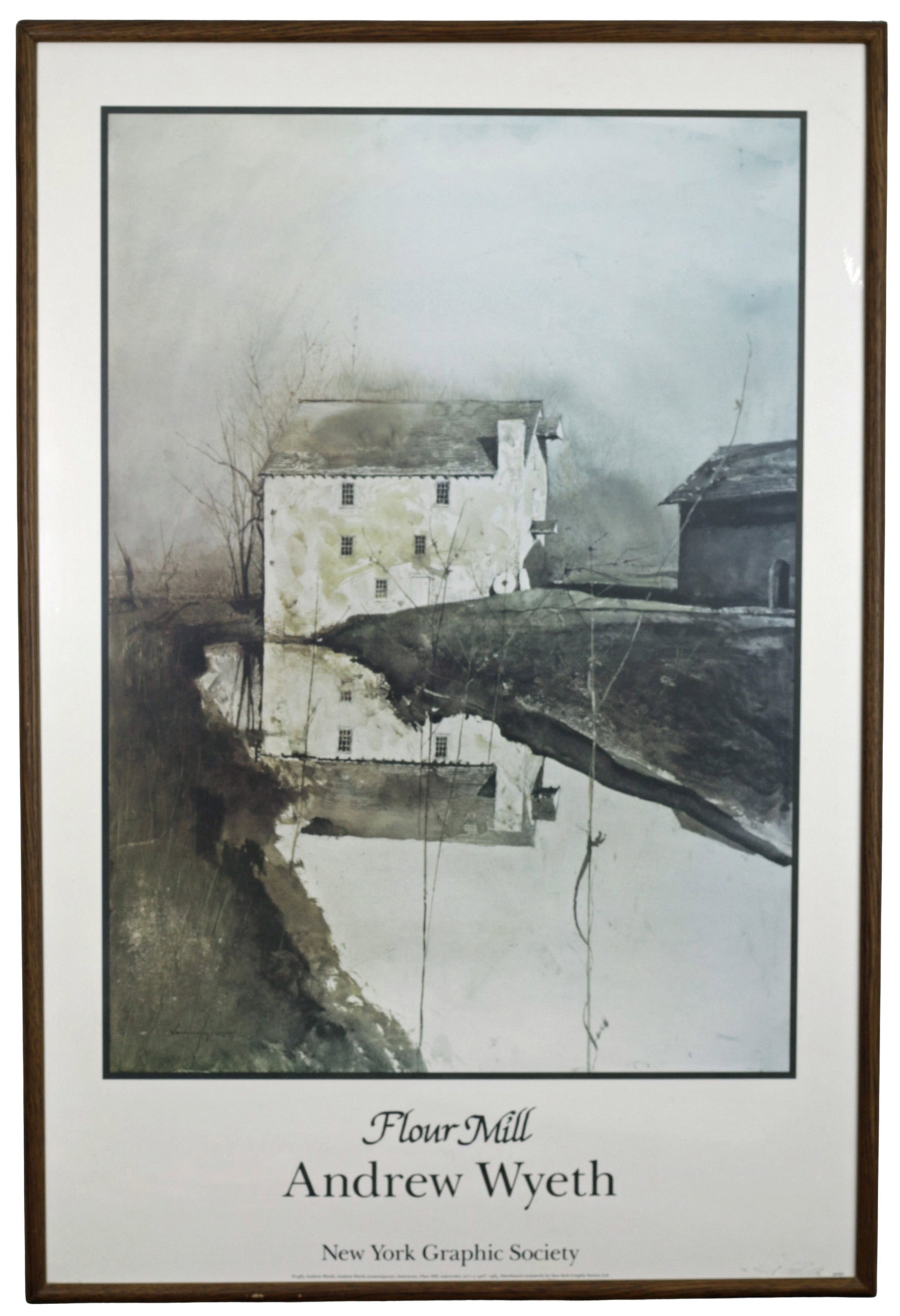 Andrew Wyeth Flour Mill - 1985 New York Graphic Society Print, Still Sealed (1 of 4)