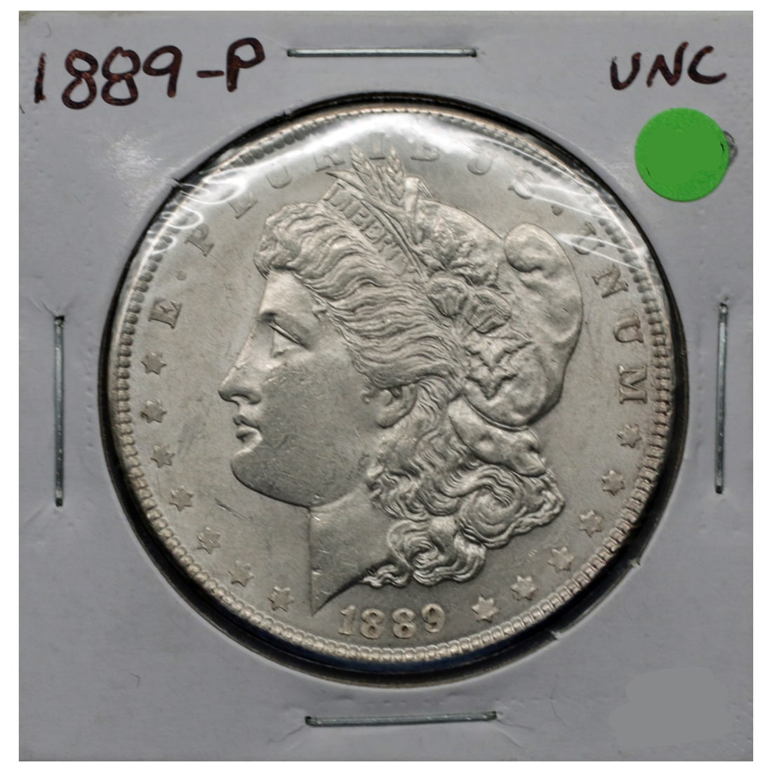 1889-P Morgan Silver Dollar MS62 (1 of 3)