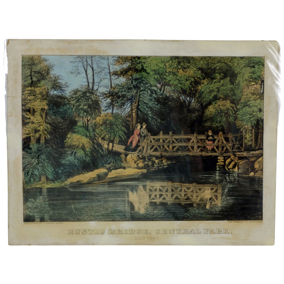Rustic Bridge, Central Park - Currier & Ives Small Folio (1 of 7)