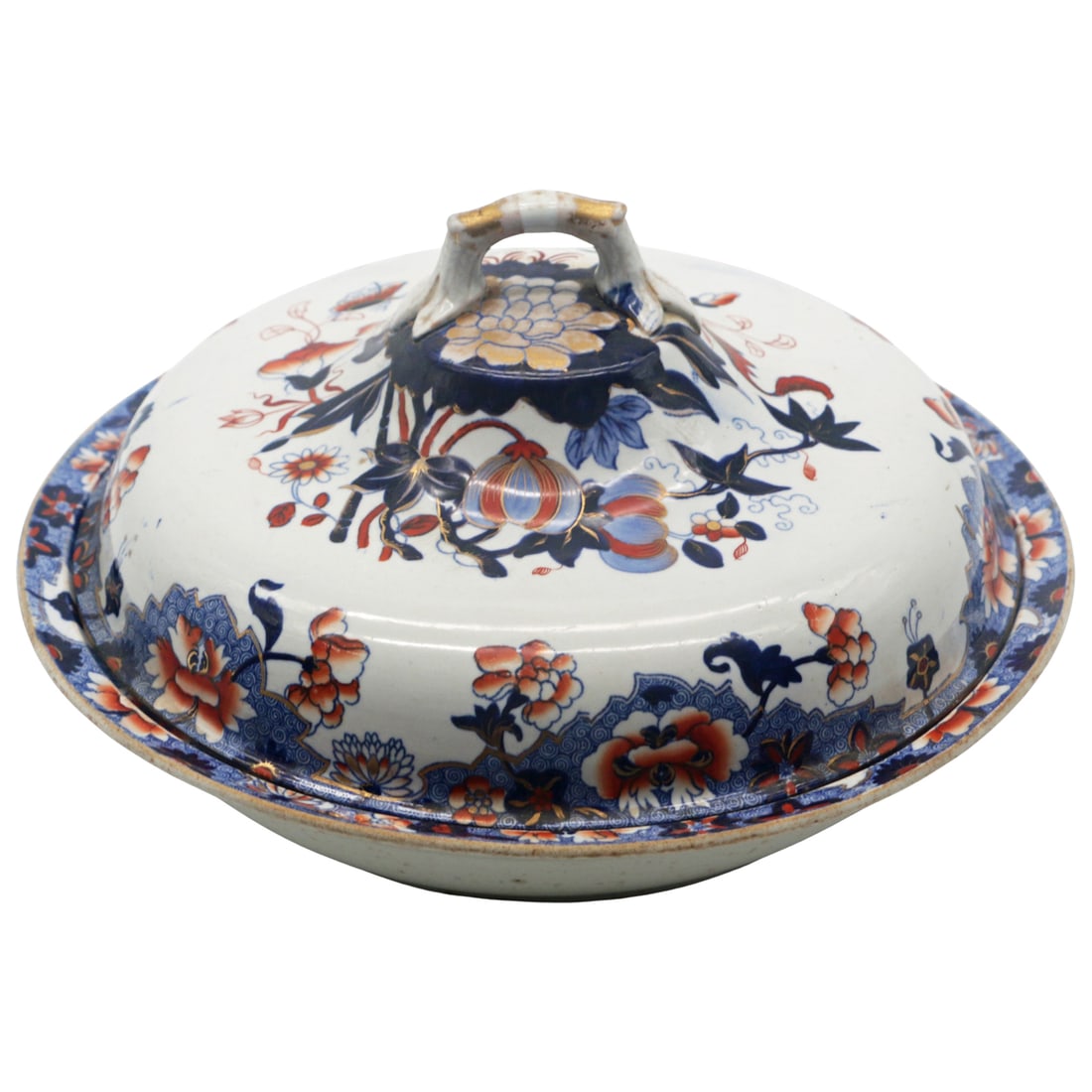 Spode New Stone Imari Palette Covered Serving Dish (1 of 10)