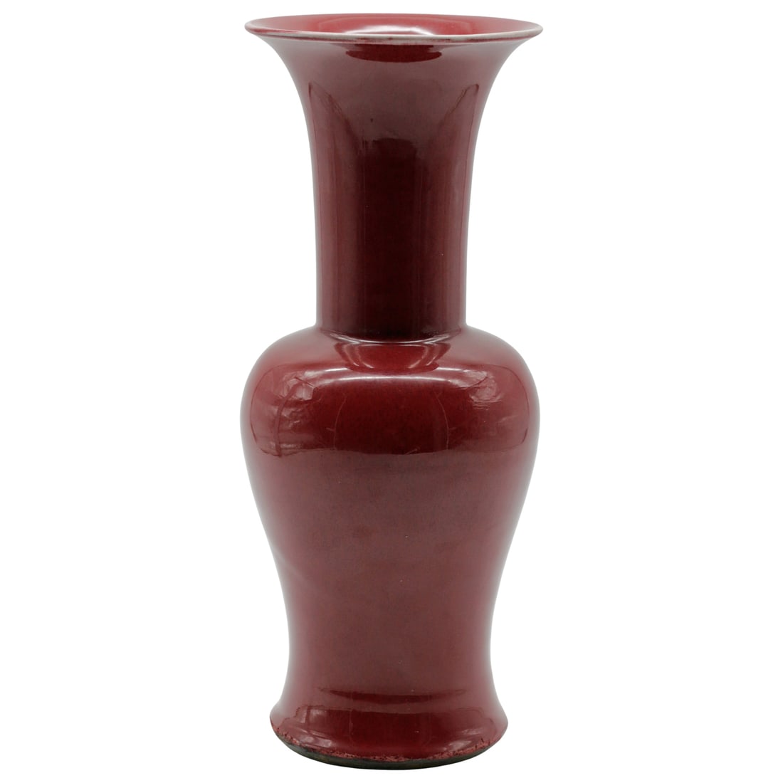 Chinese Sang de Boeuf Porcelain Vase with Kangxi Mark (1 of 7)