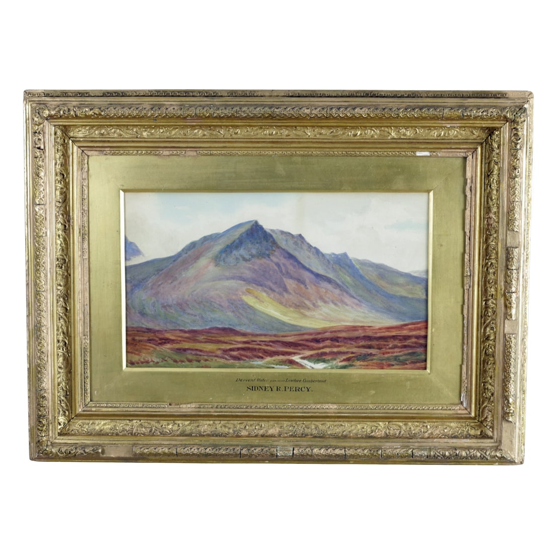 Derwent Water from above Lowdore Cumberland attributed to Sidney R Percy (1 of 6)