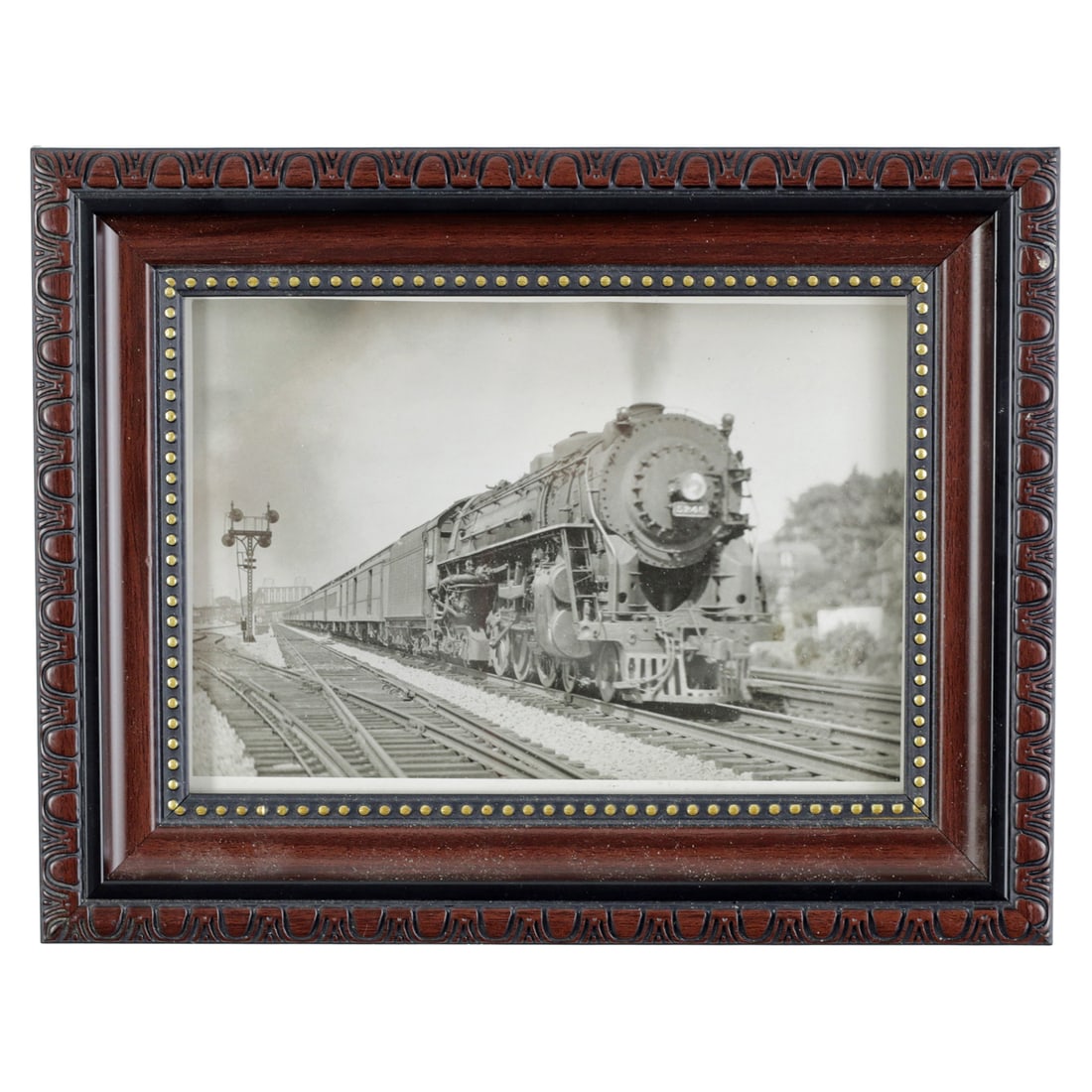 H W Pontin Photograph New York Central Hudson 4-6-4 Locomotive No 5246 (1 of 3)