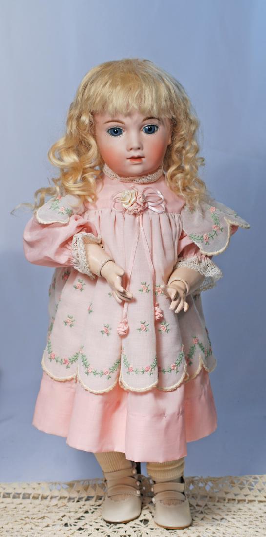 *191.  FRENCH BISQUE "A.T. BEBE" ARTIST'S REPRODUCTION. (1 of 2)