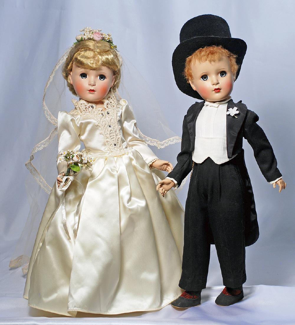 192.  RARE ALEXANDER HARD PLASTIC BRIDE.  18".  Hard (1 of 1)