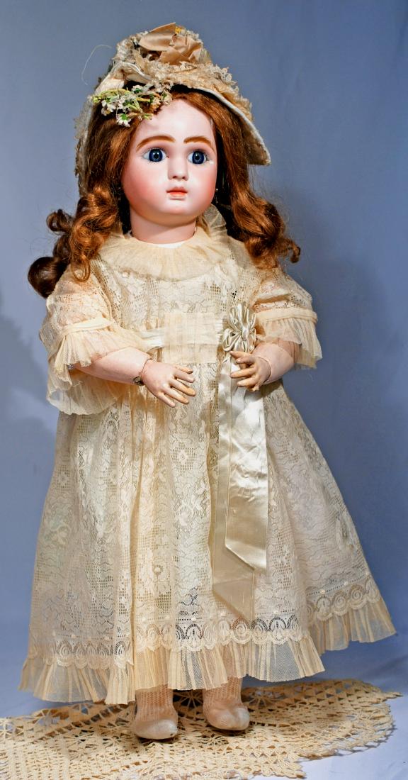 267.  BEAUTIFUL LARGE STEINER FRENCH BISQUE BEBE WITH (1 of 3)