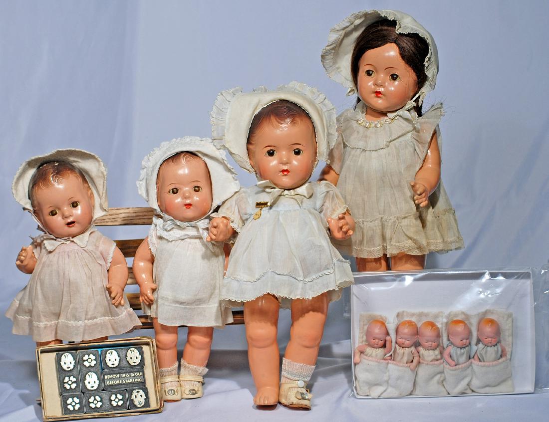 275.  FOUR COMPOSITION ALEXANDER DIONNE QUINTUPLETS, (1 of 1)