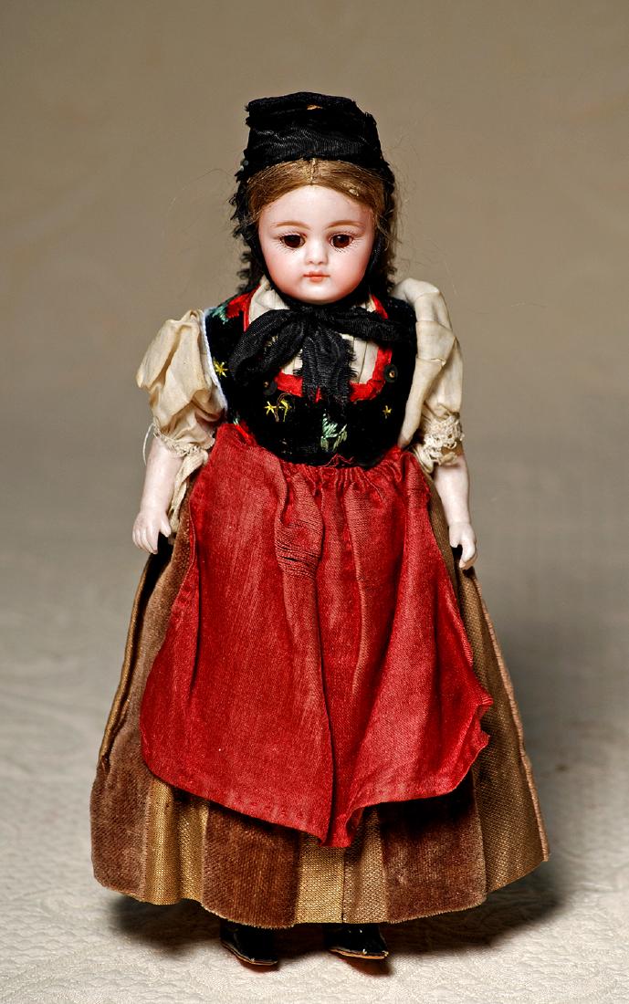 ALL-ORIGINAL SIMON & HALBIG CLOSED-MOUTH DOLL.  Marks: (1 of 1)