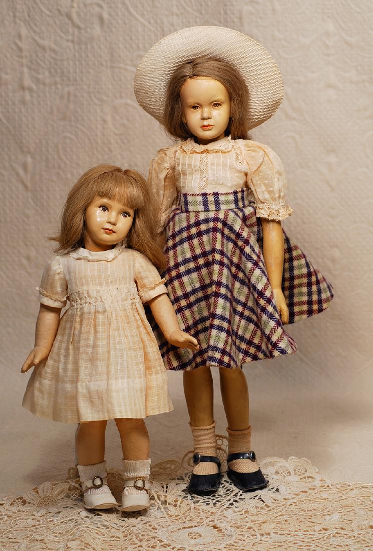 LATEX COMPOSITION PORTRAIT CHILD BY DEWEES COCHRAN. (1 of 2)