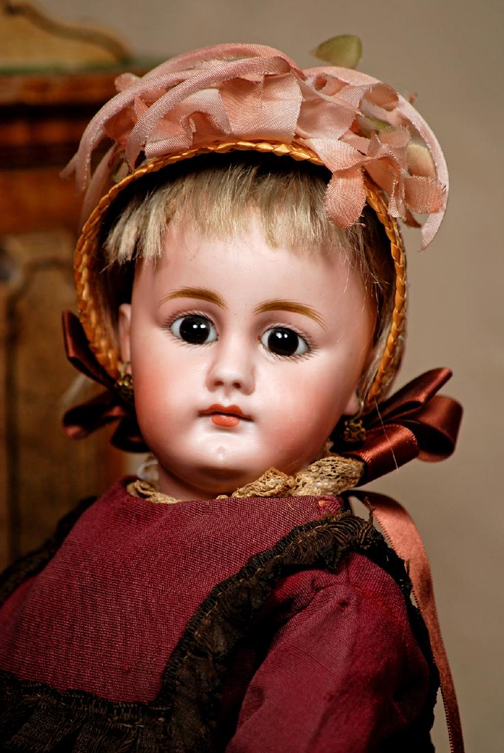 GERMAN BISQUE CLOSED MOUTH DOLL, 949, BY SIMON & (1 of 2)