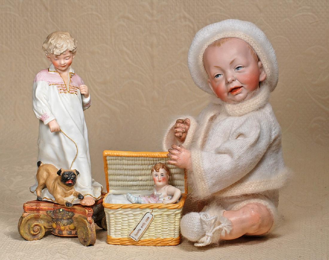 GERMAN BISQUE CHARACTER BABY, 100, BY KAMMER AND (1 of 2)