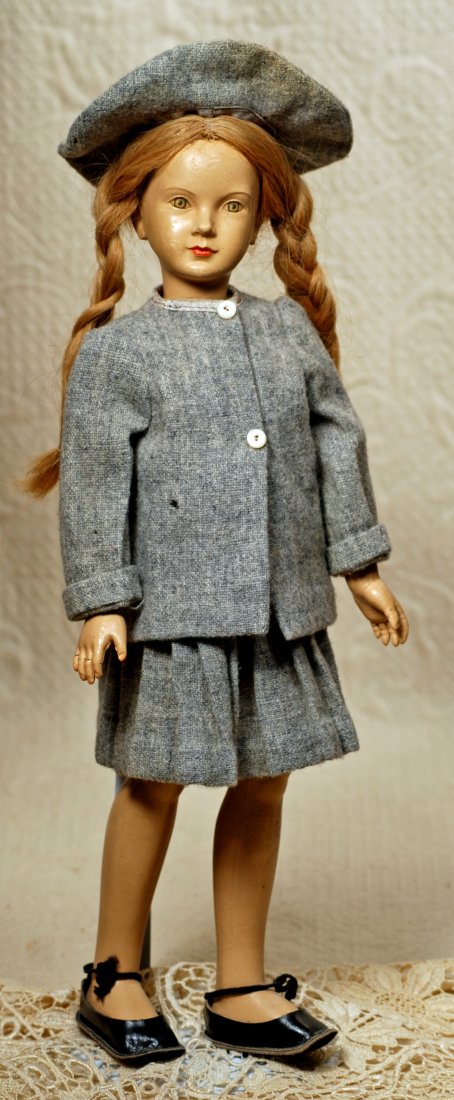 LATEX COMPOSITION PORTRAIT GIRL BY DEWEES COCHRAN. (1 of 2)