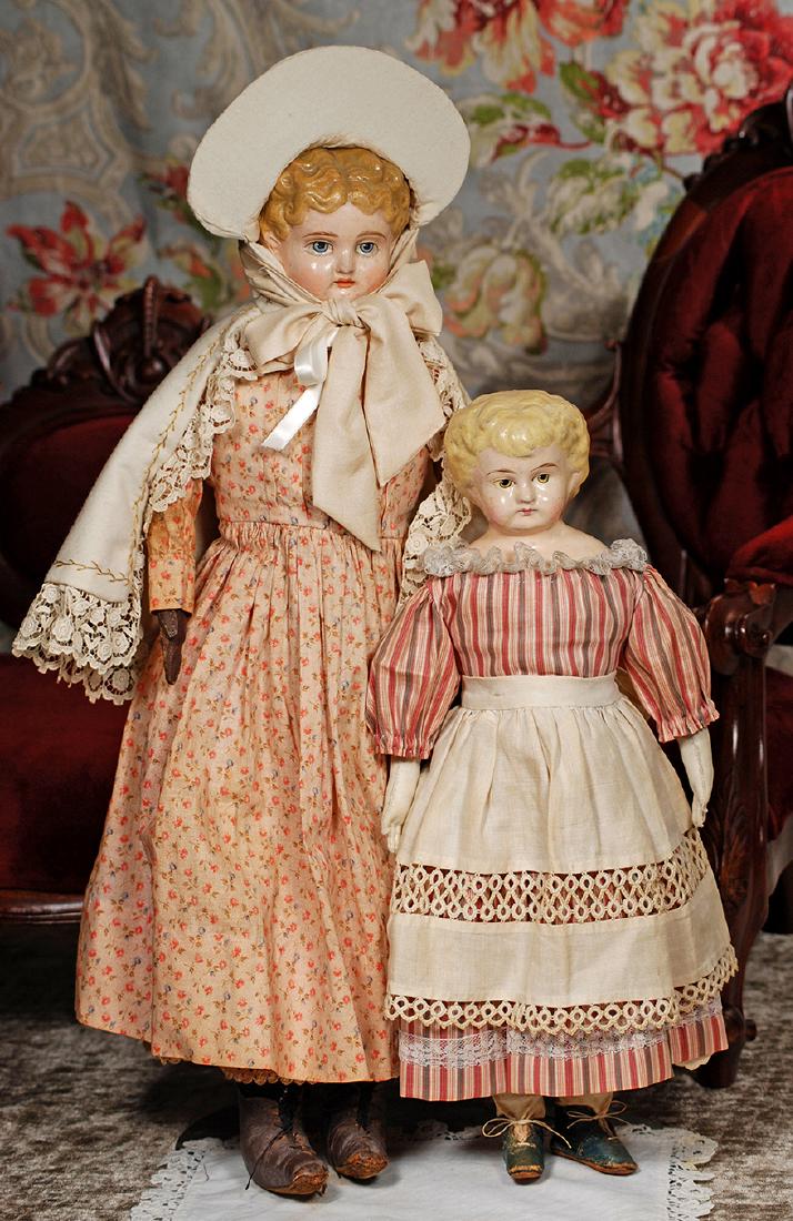 GERMAN PAPER MACHE LADY ATTRIBUTED TO M & & S SUPERIOR (1 of 1)