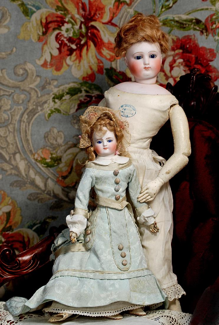 BEAUTIFUL FRENCH BISQUE POUPEE WITH PARIS SHOP LABEL BY (1 of 3)