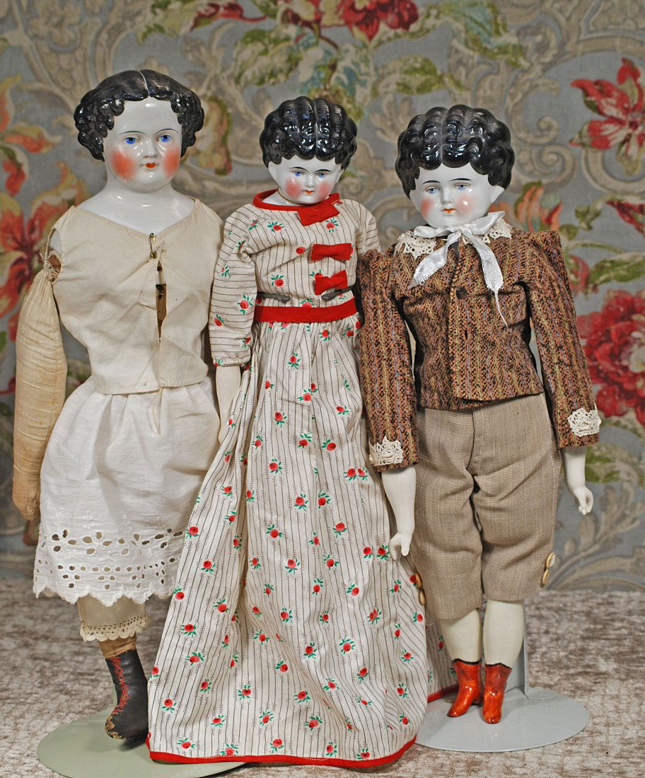 THREE GERMAN CHINA DOLLS (1 of 1)