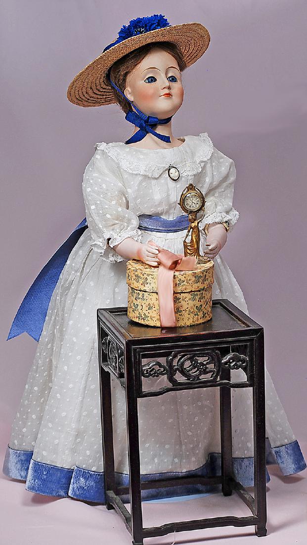 143. GERMAN BISQUE "GIBSON GIRL" MODEL 172, BY KESTNER. (1 of 3)