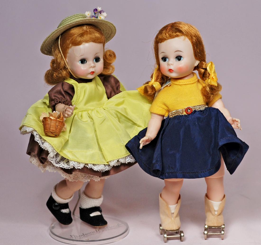 230. TWO ALEXANDER-KINS CIRCA 1955. 8". Each is hard (1 of 1)